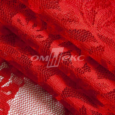 Кружевное полотно стрейч 15A29/RED, 105 гр/м2, шир.155см - купить в Новокуйбышевске. Цена 2 101.46 руб.