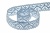 Тесьма кружевная 0621-1346А, шир. 13 мм/уп. 20+/-1 м, цвет 132-голубой - купить в Новокуйбышевске. Цена: 569.26 руб.