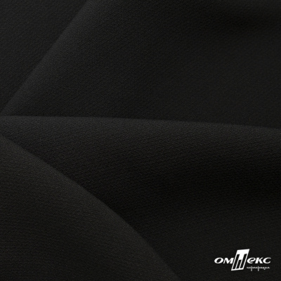 Ткань костюмная "Микела", 96%P 4%S, 255 г/м2 ш.150 см, цв-черный #1 - купить в Новокуйбышевске. Цена 345.40 руб.