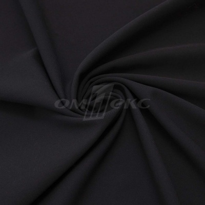 Ткань костюмная "Меган", 78%P 18%R 4%S, 205 г/м2 ш.150 см, цв-черный (Black) - купить в Новокуйбышевске. Цена 392.32 руб.