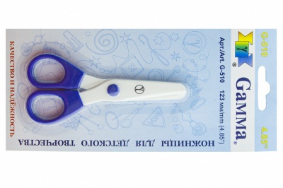 Ножницы G-510 детские 123 мм - купить в Новокуйбышевске. Цена: 137.45 руб.