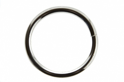 Кольцо металлическое d-38 мм, цв.-никель - купить в Новокуйбышевске. Цена: 4.89 руб.