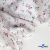 Ткань Муслин принт, 100% хлопок, 125 гр/м2, шир. 140 см, #2308 цв. 6 белый с цветком - купить в Новокуйбышевске. Цена 413.11 руб.