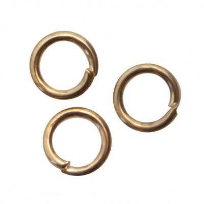 Кольцо  соединительное для бижутерии 4 мм, цв.-золото - купить в Новокуйбышевске. Цена: 0.41 руб.