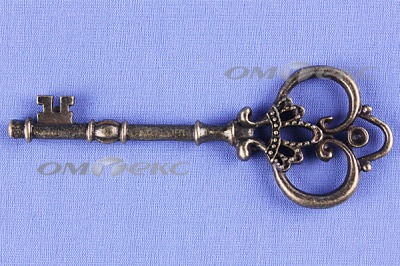 Декоративный элемент для творчества из металла "Ключ"8,5 см  - купить в Новокуйбышевске. Цена: 26.66 руб.