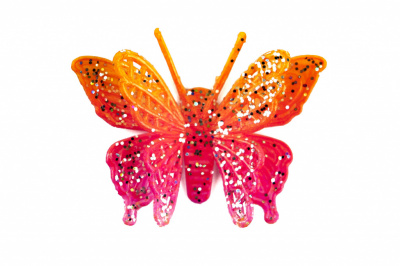 Бабочка декоративная пластиковая #10 - купить в Новокуйбышевске. Цена: 7.09 руб.