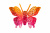 Бабочка декоративная пластиковая #10 - купить в Новокуйбышевске. Цена: 7.09 руб.