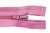 Спиральная молния Т5 513, 40 см, автомат, цвет св.розовый - купить в Новокуйбышевске. Цена: 13.17 руб.