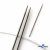 Спицы для вязания металлические d-2.5 мм круговые на тросике 53 см - купить в Новокуйбышевске. Цена: 53.90 руб.