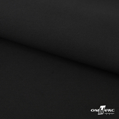 Ткань костюмная "Микела", 96%P 4%S, 255 г/м2 ш.150 см, цв-черный #1 - купить в Новокуйбышевске. Цена 348.93 руб.