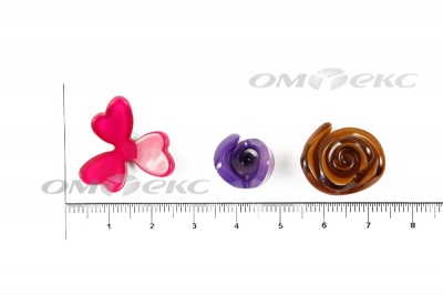 Украшение "Розы малые №1" 20мм - купить в Новокуйбышевске. Цена: 32.49 руб.