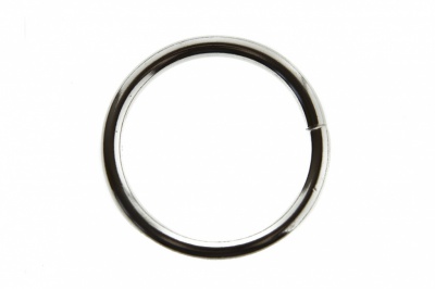 Кольцо металлическое d-3 х 32 мм, цв.-никель - купить в Новокуйбышевске. Цена: 3.92 руб.