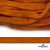 Шнур плетеный (плоский) d-12 мм, (уп.90+/-1м), 100% полиэстер, цв.267 - оранжевый - купить в Новокуйбышевске. Цена: 8.62 руб.