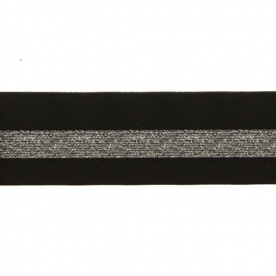 #2/6-Лента эластичная вязаная с рисунком шир.52 мм (45,7+/-0,5 м/бобина) - купить в Новокуйбышевске. Цена: 69.33 руб.