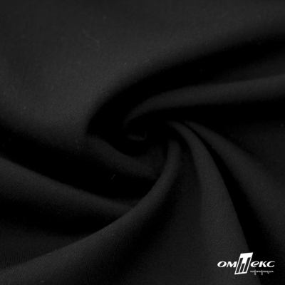 Ткань костюмная "Эльза" 80% P, 16% R, 4% S, 160 г/м2, шир.150 см, цв-черный #1 - купить в Новокуйбышевске. Цена 332.71 руб.