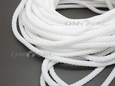 Шнур 1с35 4 мм крупное плетение 200 м белый - купить в Новокуйбышевске. Цена: 1.10 руб.