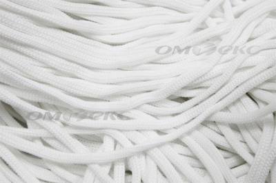 Шнур Т-02 (4с2) мелкое плетение 4мм 100 м белый - купить в Новокуйбышевске. Цена: 2.50 руб.