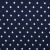 Креп стрейч Амузен, 85 г/м2, 19-3920 (т.синий)/белый крупный горох, шир.150 см - купить в Новокуйбышевске. Цена 222.75 руб.