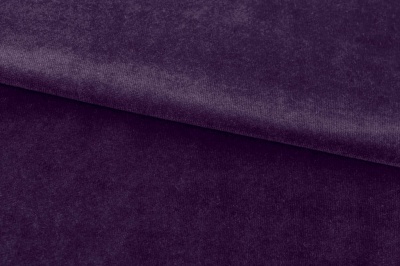 Бархат стрейч, 240 гр/м2, шир.160см, (2,4 м/кг), цвет 27/фиолет - купить в Новокуйбышевске. Цена 886.02 руб.