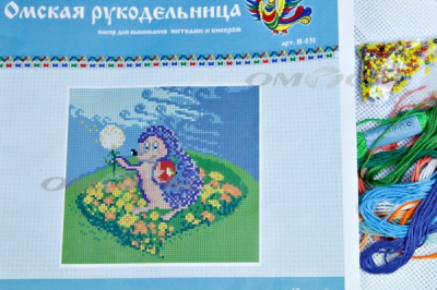 ОМБН-2 Набор для вышивания (бисер+мулине) - купить в Новокуйбышевске. Цена: 197.50 руб.