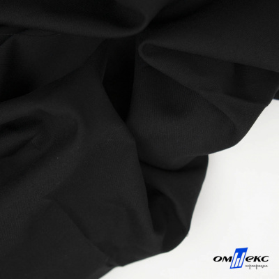 Ткань костюмная "Матте" 80% P, 16% R, 4% S, 170 г/м2, шир.150 см, цв-черный #1 - купить в Новокуйбышевске. Цена 372.90 руб.