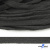 Шнур плетеный d-8 мм плоский, 70% хлопок 30% полиэстер, уп.85+/-1 м, цв.1026-серый - купить в Новокуйбышевске. Цена: 735 руб.