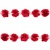 Тесьма плетеная "Рюш", упак. 9,14 м, цвет красный - купить в Новокуйбышевске. Цена: 46.82 руб.