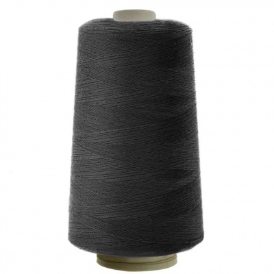 Швейные нитки (армированные) 28S/2, нам. 2 500 м, цвет чёрный - купить в Новокуйбышевске. Цена: 139.91 руб.