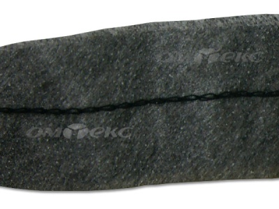 WS7225-прокладочная лента усиленная швом для подгиба 30мм-графит (50м) - купить в Новокуйбышевске. Цена: 16.97 руб.