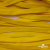 Шнур плетеный (плоский) d-12 мм, (уп.90+/-1м), 100% полиэстер, цв.269 - жёлтый - купить в Новокуйбышевске. Цена: 8.62 руб.
