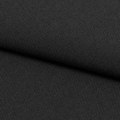 Костюмная ткань с вискозой "Рошель", 250 гр/м2, шир.150см, цвет чёрный - купить в Новокуйбышевске. Цена 442.59 руб.