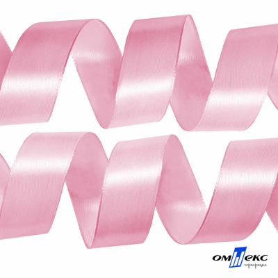 050-нежно-розовый Лента атласная упаковочная (В) 85+/-5гр/м2, шир.50 мм (1/2), 25+/-1 м - купить в Новокуйбышевске. Цена: 120.46 руб.