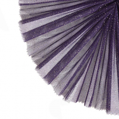 Сетка Глиттер, 24 г/м2, шир.145 см., пурпурный - купить в Новокуйбышевске. Цена 117.24 руб.
