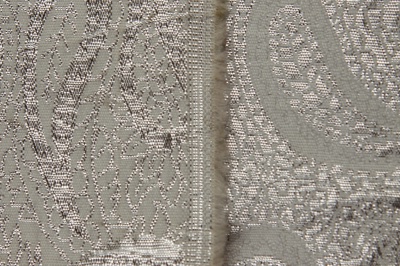 Ткань костюмная жаккард, 135 гр/м2, шир.150см, цвет белый№19 - купить в Новокуйбышевске. Цена 441.94 руб.