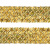 Тесьма с пайетками D16, шир. 35 мм/уп. 25+/-1 м, цвет золото - купить в Новокуйбышевске. Цена: 1 281.60 руб.