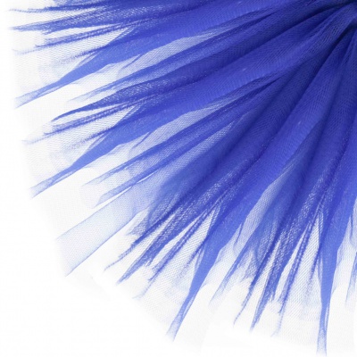 Фатин матовый 16-101, 12 гр/м2, шир.300см, цвет т.синий - купить в Новокуйбышевске. Цена 100.92 руб.