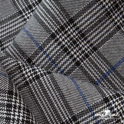 Ткань костюмная "Клер" 80% P, 16% R, 4% S, 200 г/м2, шир.150 см,#3 цв-серый/синий - купить в Новокуйбышевске. Цена 412.02 руб.