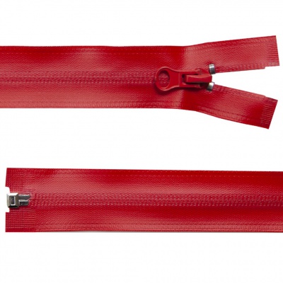 Молния водонепроницаемая PVC Т-7, 90 см, разъемная, цвет (820) красный - купить в Новокуйбышевске. Цена: 61.81 руб.