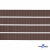 Репсовая лента 005, шир. 6 мм/уп. 50+/-1 м, цвет коричневый - купить в Новокуйбышевске. Цена: 88.45 руб.