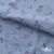 Ткань Муслин принт, 100% хлопок, 125 гр/м2, шир. 140 см, #2308 цв. 69 серо-голубой с цветком - купить в Новокуйбышевске. Цена 413.11 руб.