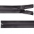 Молния водонепроницаемая PVC Т-7, 60 см, разъемная, цвет (301) т.серый - купить в Новокуйбышевске. Цена: 49.39 руб.