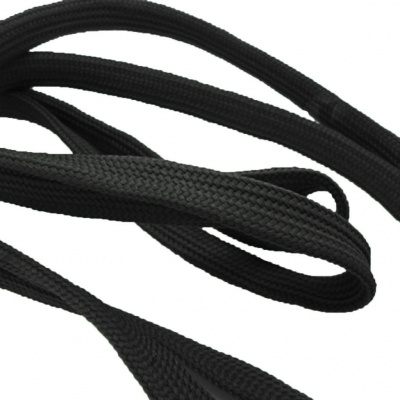 Шнурки т.5 110 см черный - купить в Новокуйбышевске. Цена: 23.25 руб.