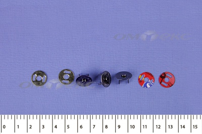 Кнопки магнитные МКМ-02, диам. 18 мм, чёрный никель - купить в Новокуйбышевске. Цена: 14.49 руб.