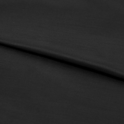 Ткань подкладочная Таффета, 48 гр/м2, шир.150см, цвет чёрный - купить в Новокуйбышевске. Цена 54.64 руб.