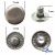 Кнопка металлическая "Альфа" с пружиной, 15 мм (уп. 720+/-20 шт), цвет никель - купить в Новокуйбышевске. Цена: 1 466.73 руб.