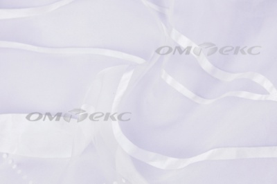 Органза деворэ 686 "Кристина" С1 (белый), 280 см - купить в Новокуйбышевске. Цена 571.15 руб.