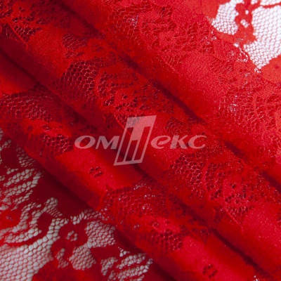 Кружевное полотно стрейч 15A61/RED, 100 гр/м2, шир.150см - купить в Новокуйбышевске. Цена 1 580.95 руб.
