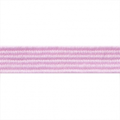 Резиновые нити с текстильным покрытием, шир. 6 мм ( упак.30 м/уп), цв.- 80-розовый - купить в Новокуйбышевске. Цена: 155.22 руб.
