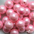 0404-00108-Бусины пластиковые под жемчуг "ОмТекс", 16 мм, (уп.50гр=24+/-1шт) цв.101-св.розовый - купить в Новокуйбышевске. Цена: 44.18 руб.