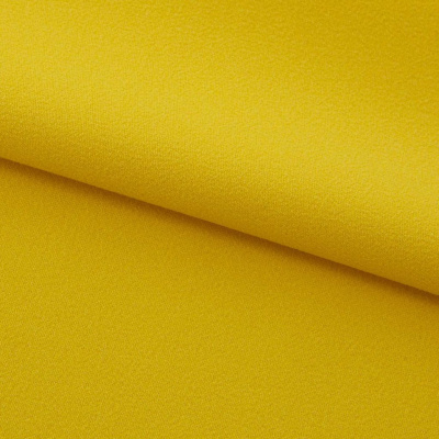Креп стрейч Амузен 14-0756, 85 гр/м2, шир.150см, цвет жёлтый - купить в Новокуйбышевске. Цена 194.07 руб.